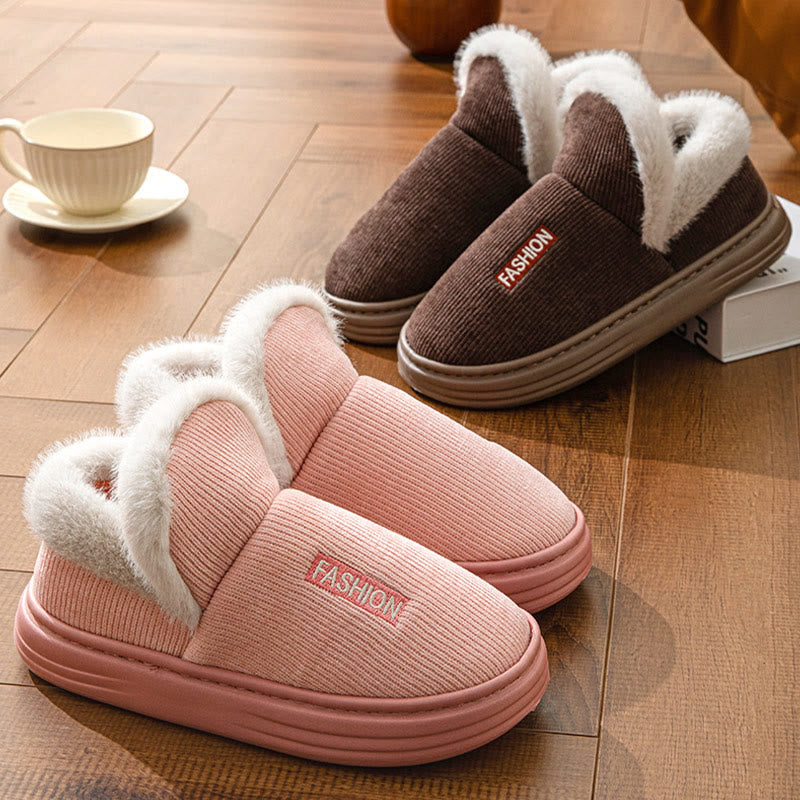 Plus Size Skin Friendly Warm Slippers