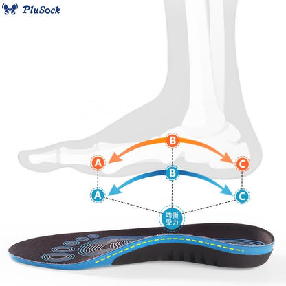 Plus Size Orthotic Comfort Shoe Insoles