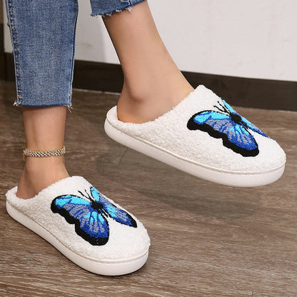 Plus Size Butterfly Slippers