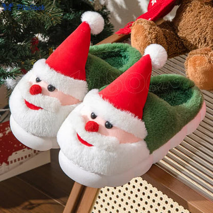 Plus Size Santa Claus Slippers