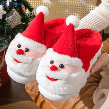 Plus Size Santa Claus Slippers