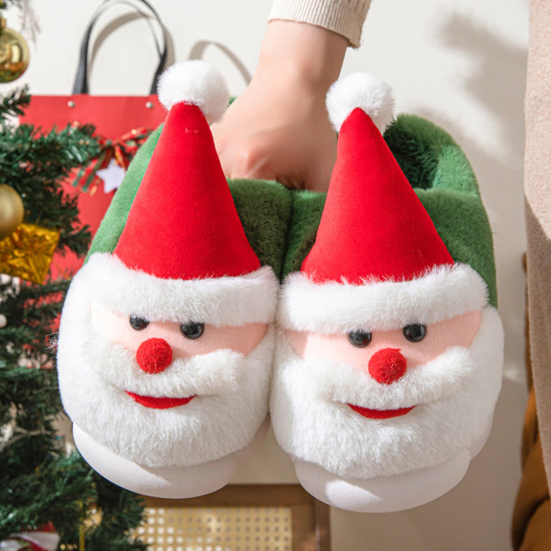 Plus Size Santa Claus Slippers