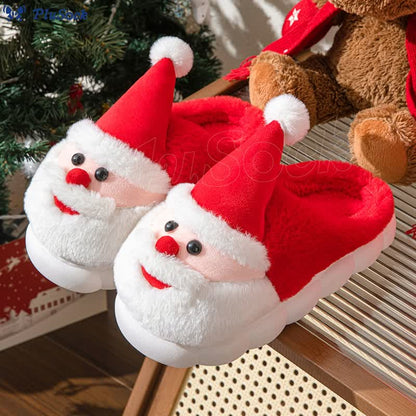 Plus Size Santa Claus Slippers