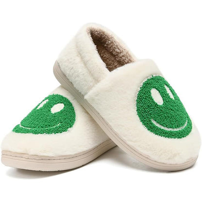 Plus Size Colorful Smiley Face Slippers