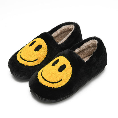 Plus Size Colorful Smiley Face Slippers