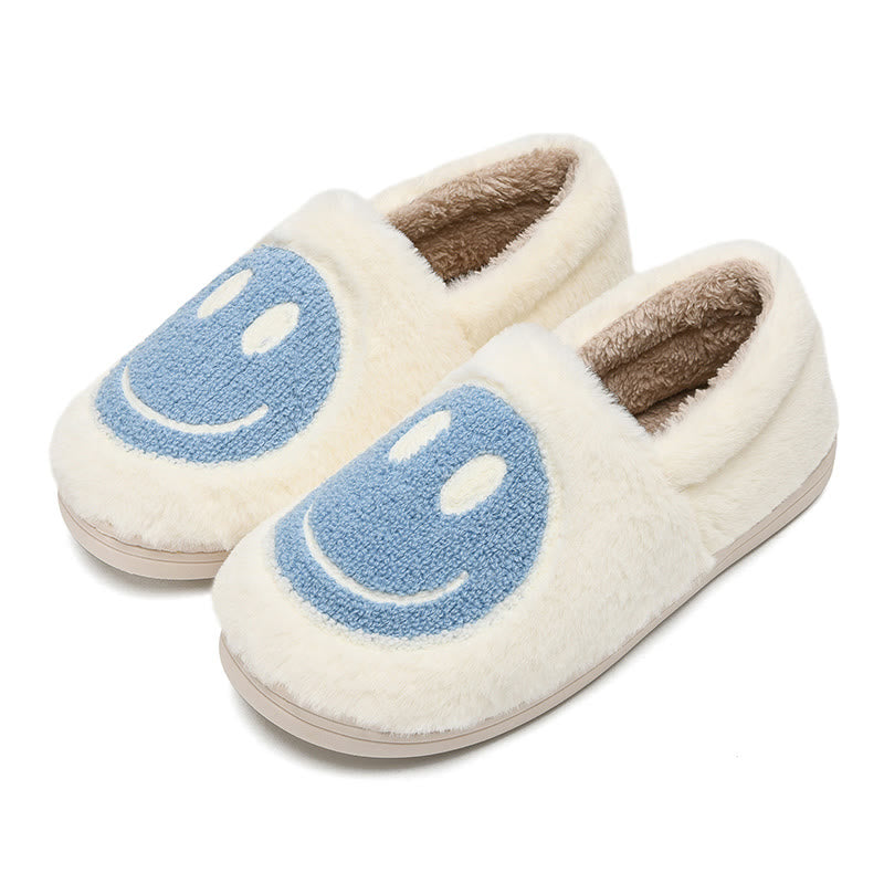 Plus Size Colorful Smiley Face Slippers