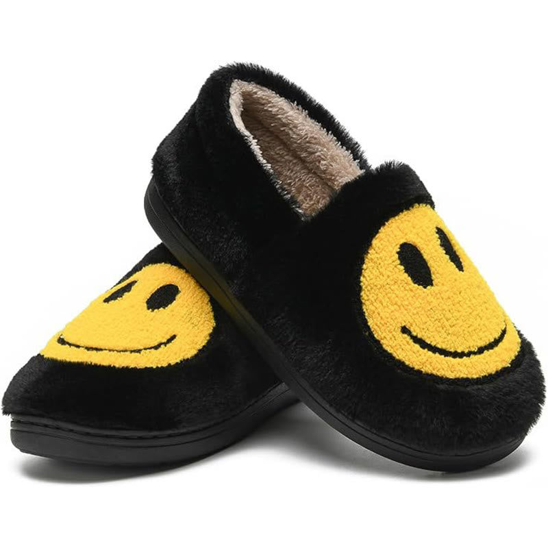 Plus Size Colorful Smiley Face Slippers