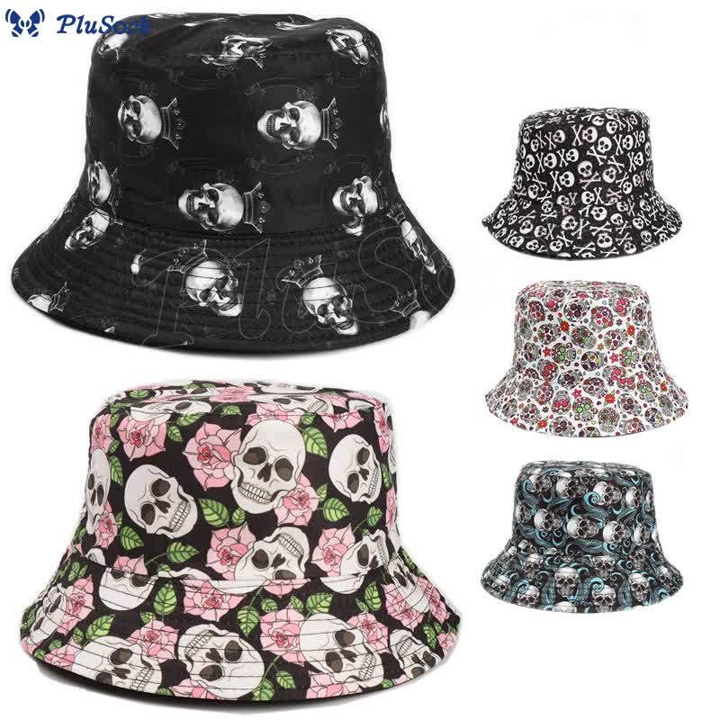 Plus Size Skull Series Bucket Hat