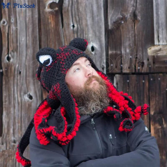 Plus Size Funny Octopus Beanie