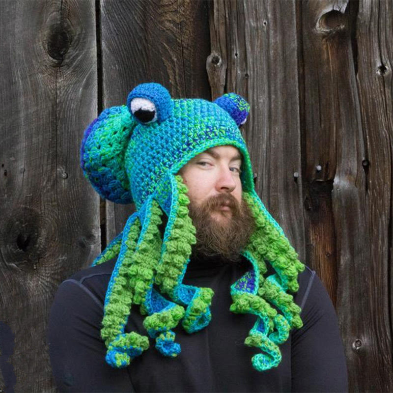 Plus Size Funny Octopus Beanie