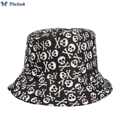 Plus Size Skull Series Bucket Hat