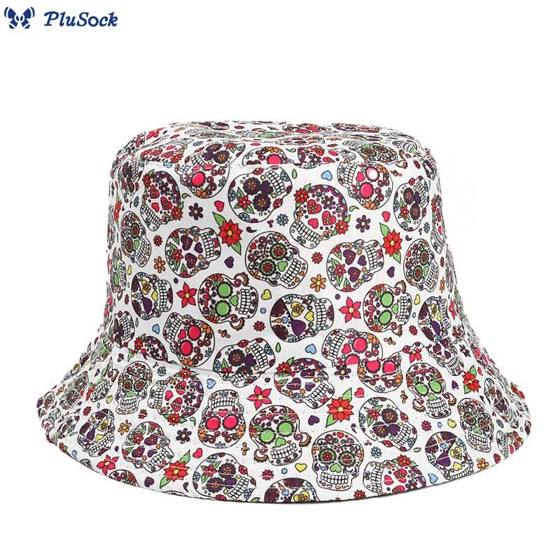 Plus Size Skull Series Bucket Hat