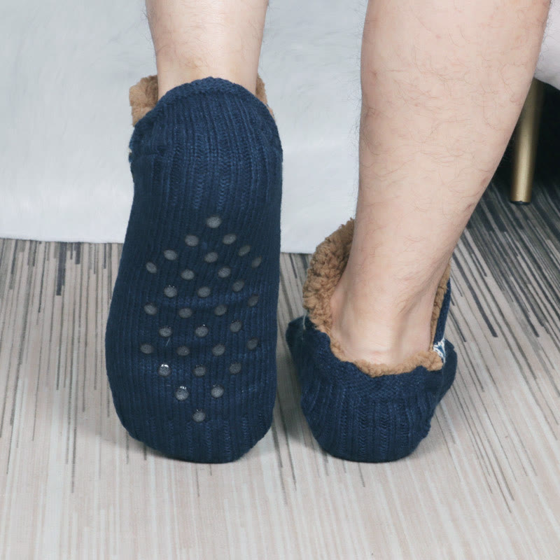 Plus Size Thickened Knitted Home Slipper Socks