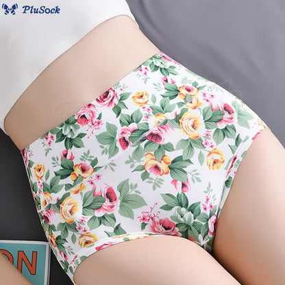 Plus Size Soft Floral Panty(5 Packs)