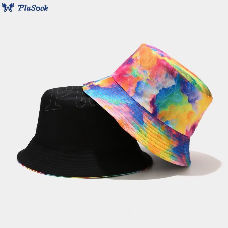 Plus Size Tie Dye Bucket Hat