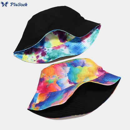 Plus Size Tie Dye Bucket Hat