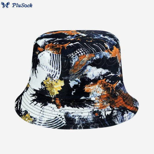 Plus Size Fashion Tie Dye Bucket Hat