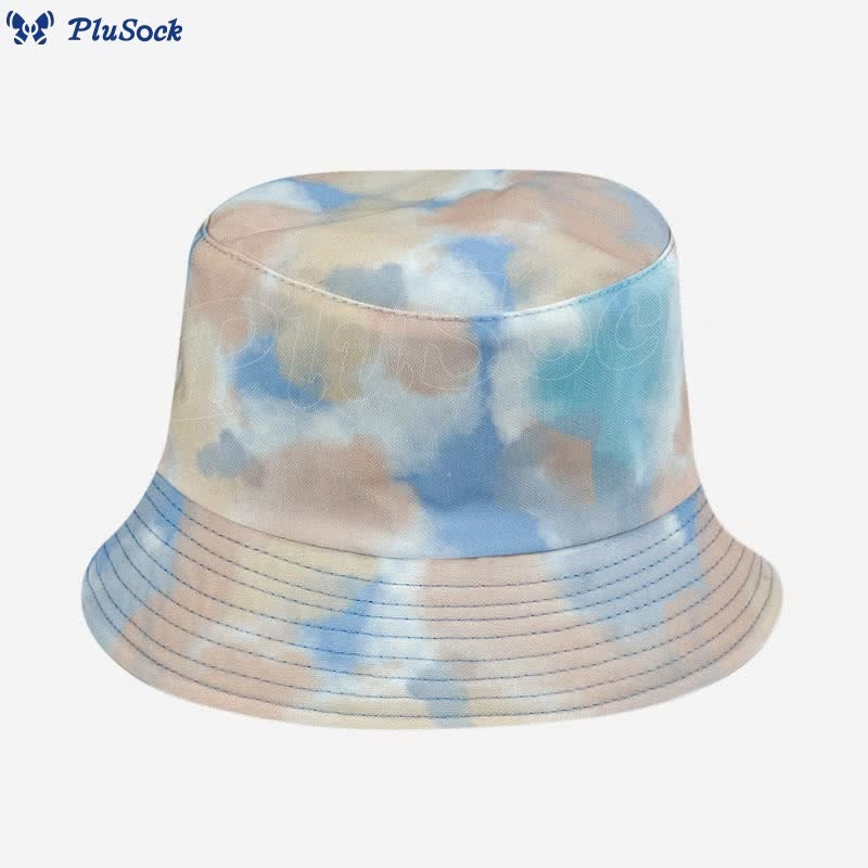 Plus Size Fashion Tie Dye Bucket Hat