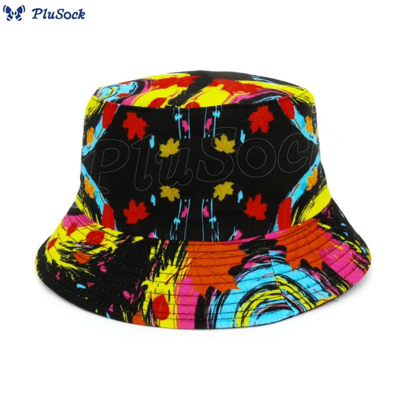 Plus Size Special Printed Bucket Hat