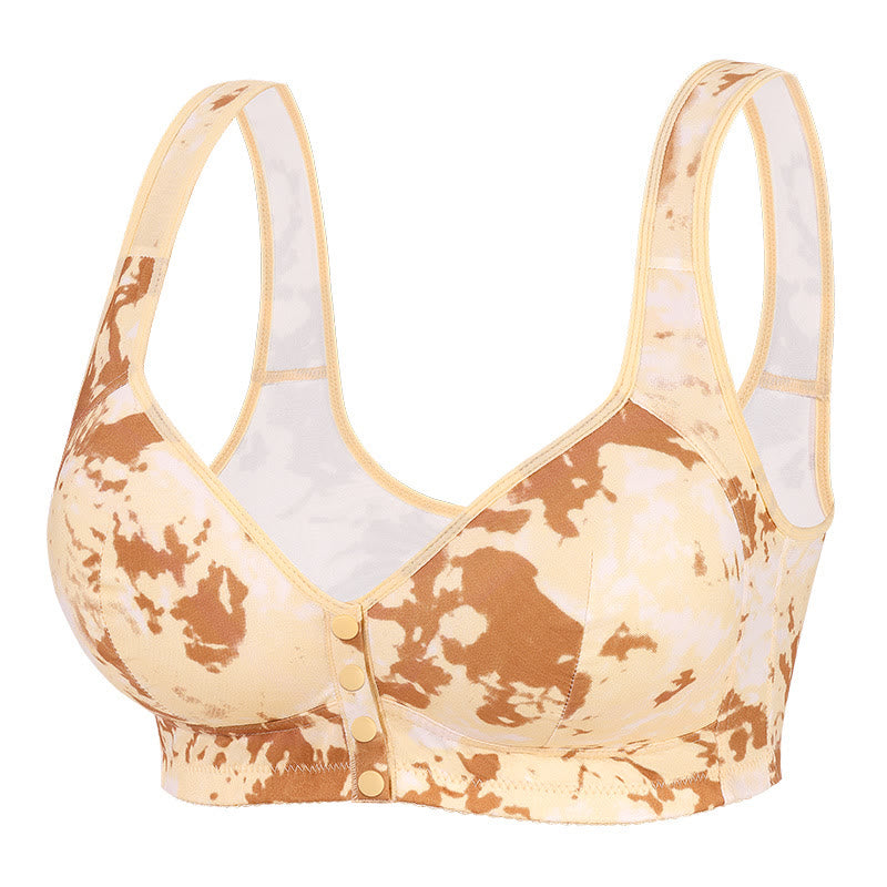 Plus Size Tie Dye Wireless Bra