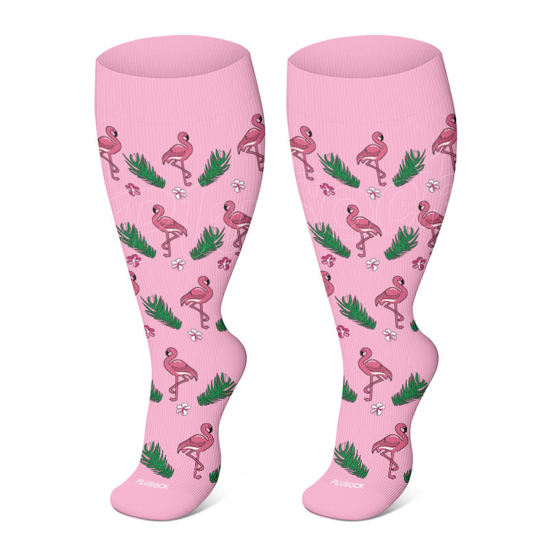 Plus Size Panda Goose Compression Socks(3 Pairs)