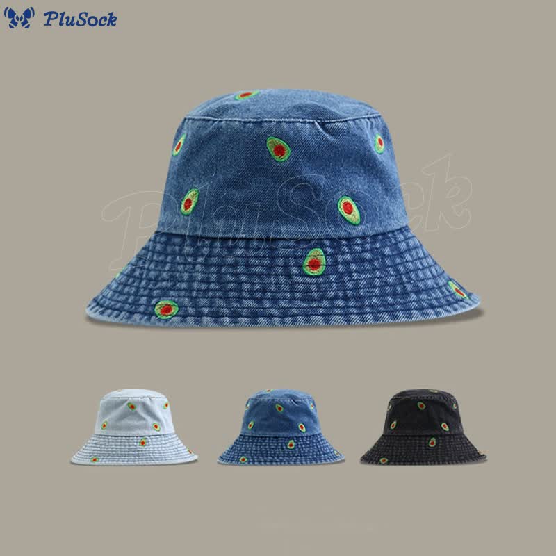 Plus Size Avocado Bucket Hat