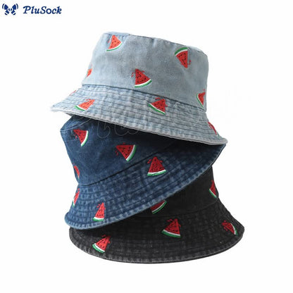 Plus Size Watermelon Bucket Hat