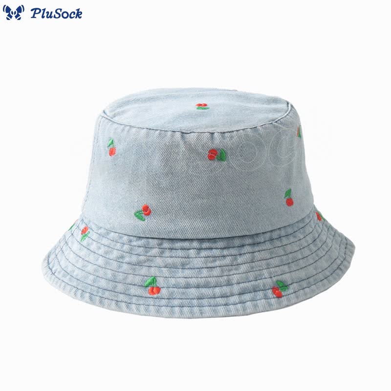 Plus Size Cherry Bucket Hat