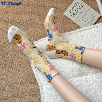 Cute Prints Quarter Socks(5 Pairs)