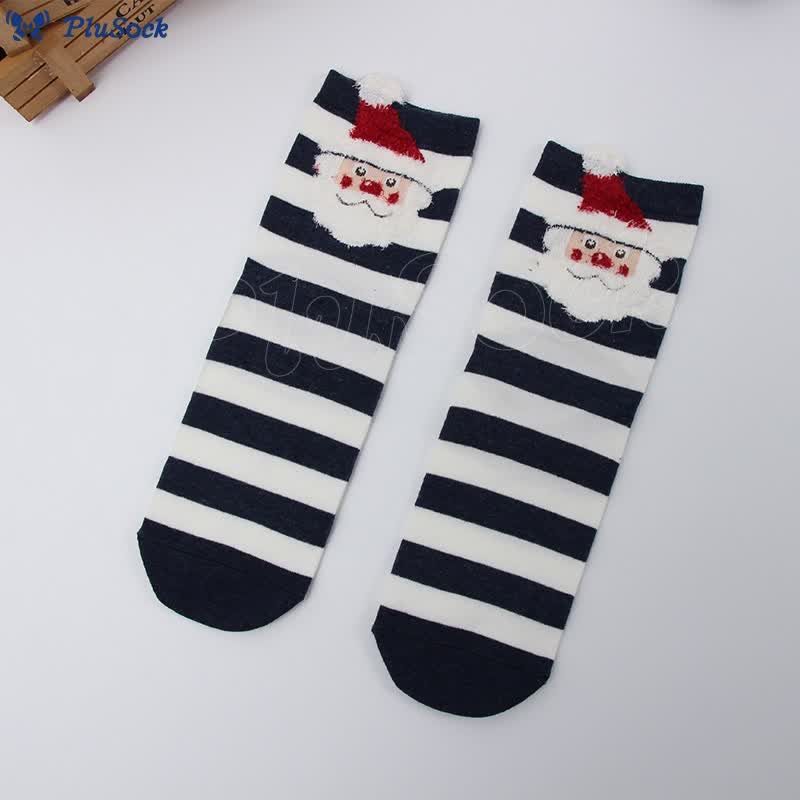 Cute Christmas Pattern Quarter Socks