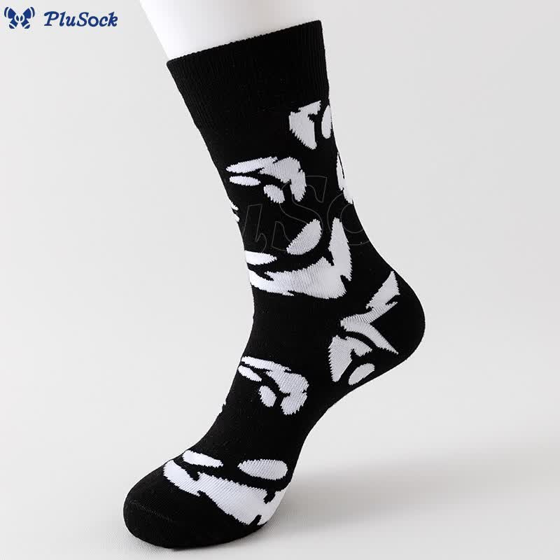 Plus Size Horror Elements Halloween Quarter Socks