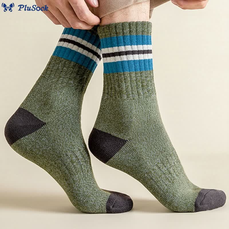 Plus Size Winter Retro Quarter Socks