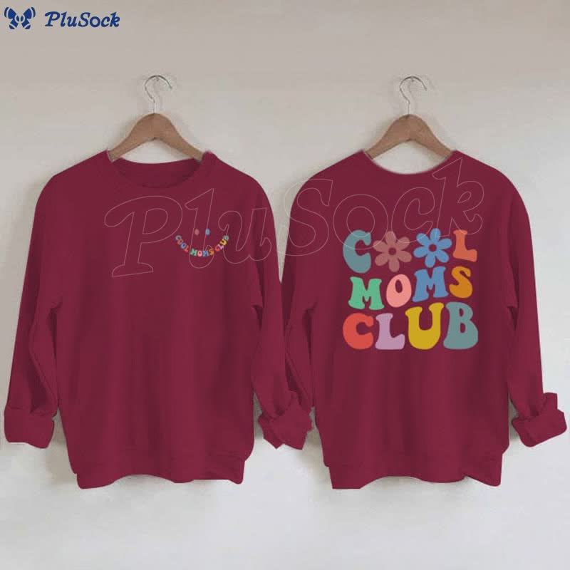 Plus Size Colorful Text Sweatshirt