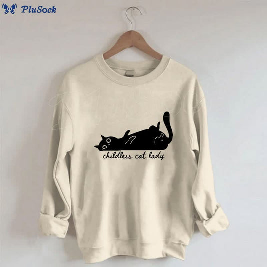 Plus Size Cute Cat Sweatshirt