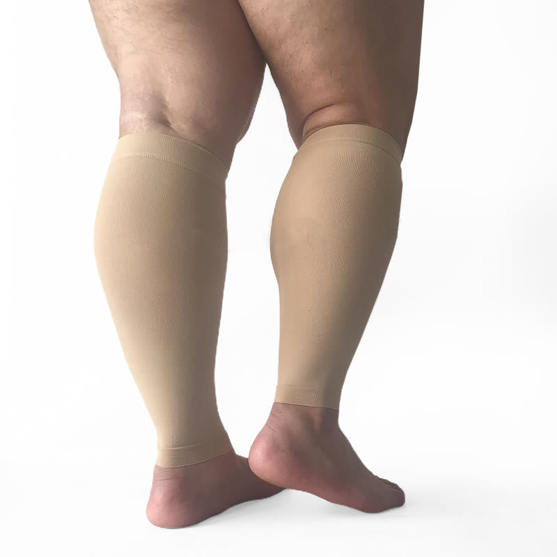 Plus Size Footless Compression Sleeve Socks Unisex