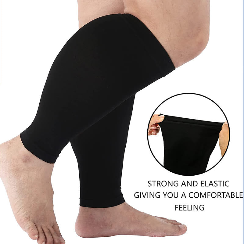 Plus Size Footless Compression Sleeve Socks Unisex