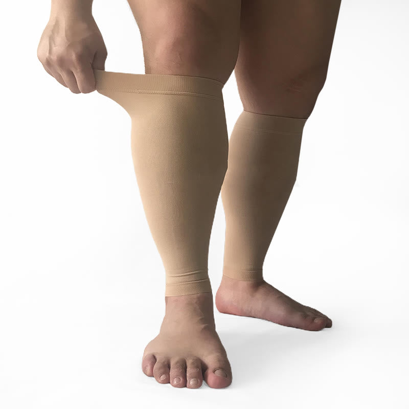 Plus Size Footless Compression Sleeve Socks Unisex