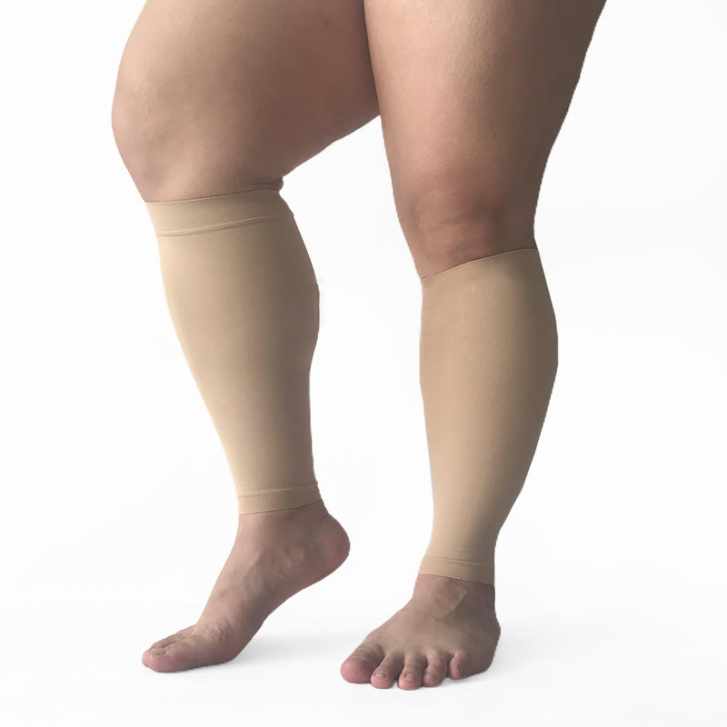 Plus Size Footless Compression Sleeve Socks Unisex