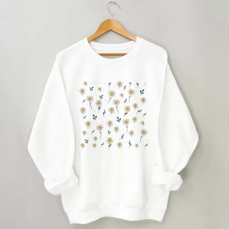 Plus Size Daisy Sweatshirt