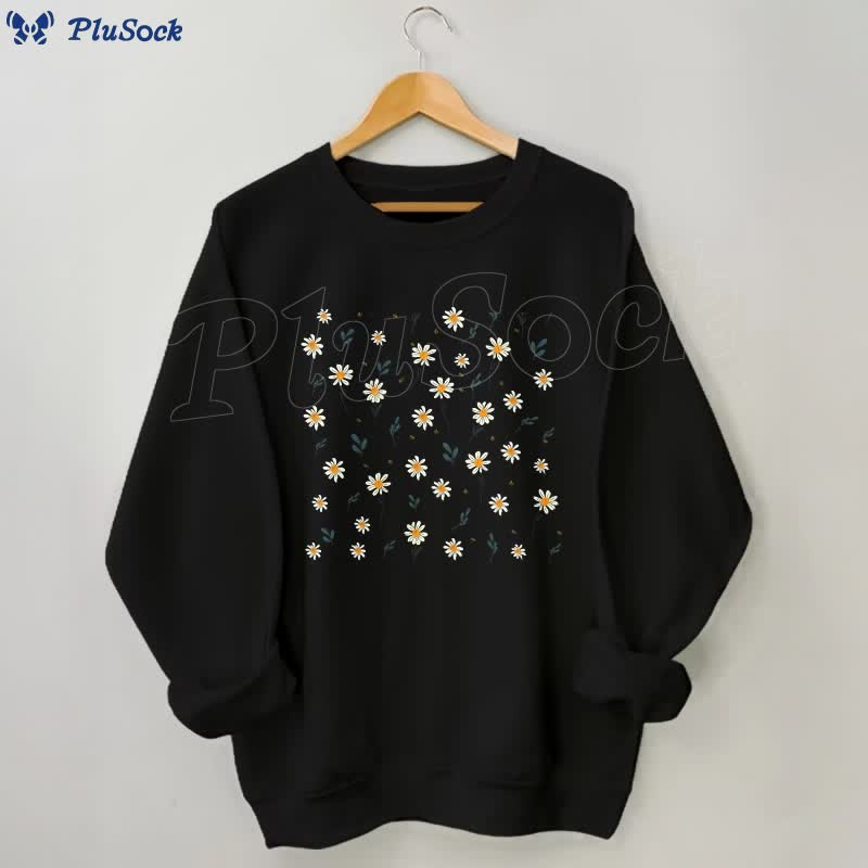 Plus Size Daisy Sweatshirt