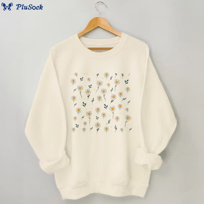 Plus Size Daisy Sweatshirt