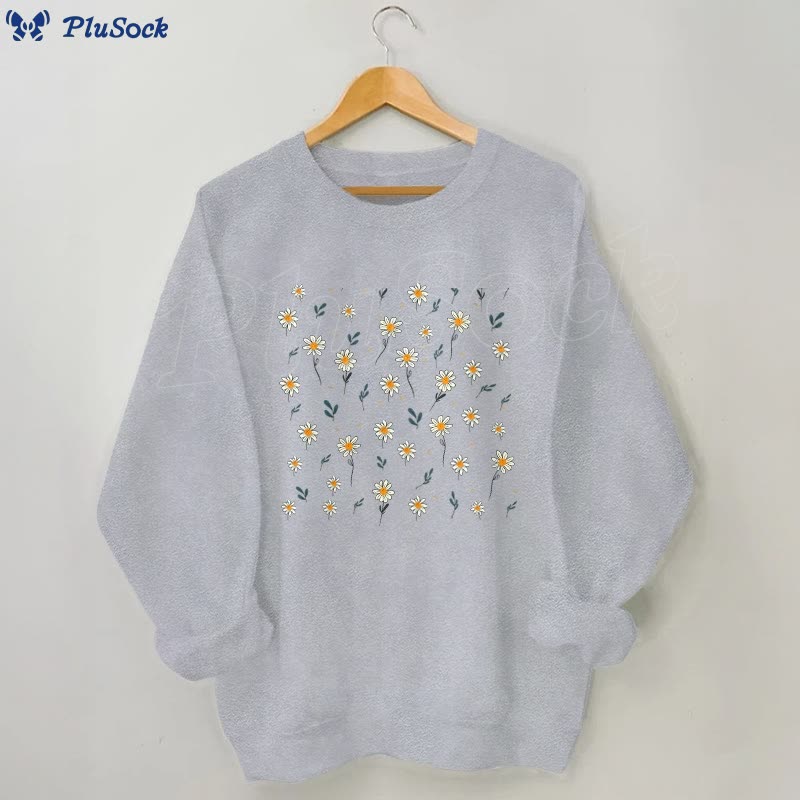 Plus Size Daisy Sweatshirt