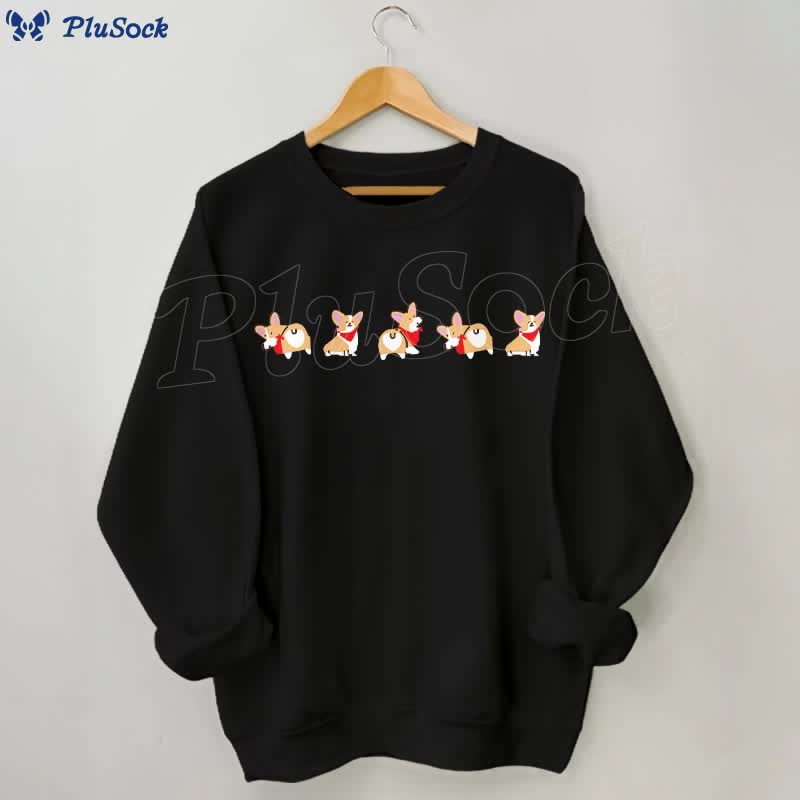 Plus Size Corgi Sweatshirt