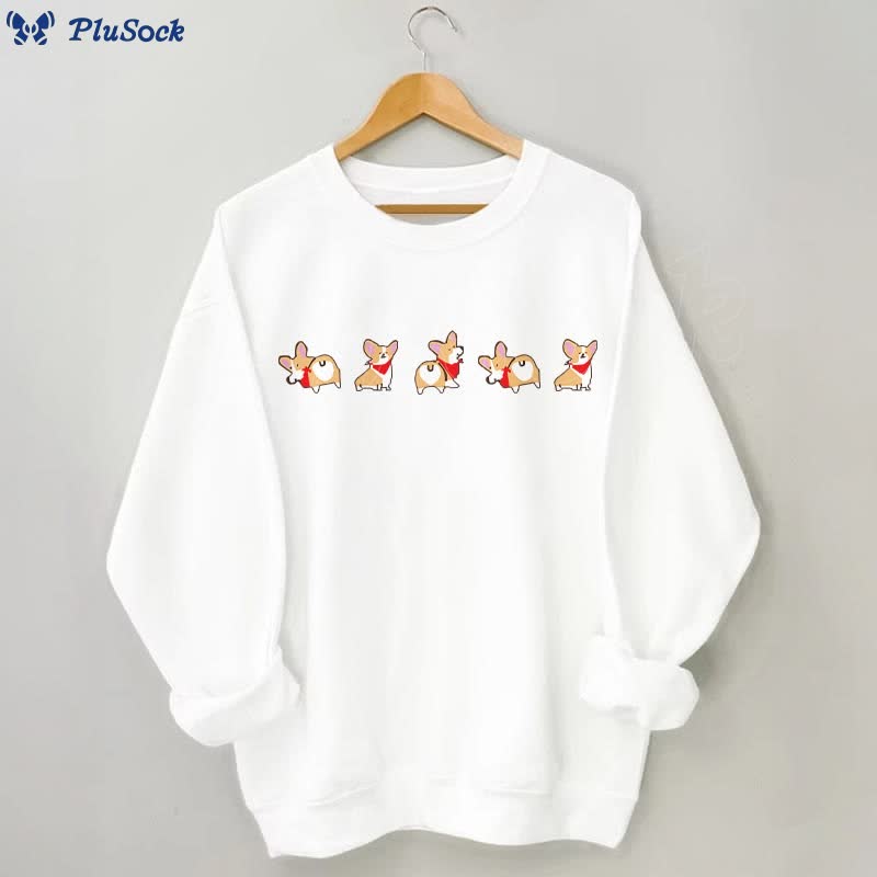 Plus Size Corgi Sweatshirt