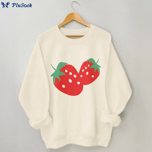 Plus Size Strawberry Sweatshirt