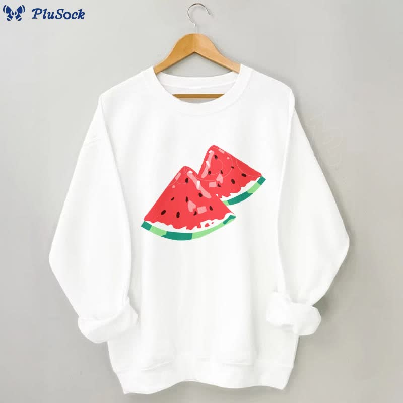 Plus Size Watermelon Sweatshirt