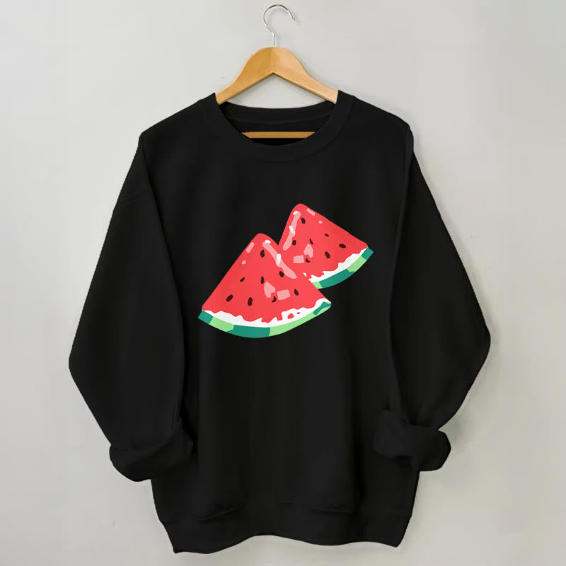 Plus Size Watermelon Sweatshirt