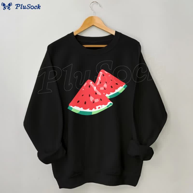 Plus Size Watermelon Sweatshirt