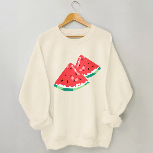 Plus Size Watermelon Sweatshirt