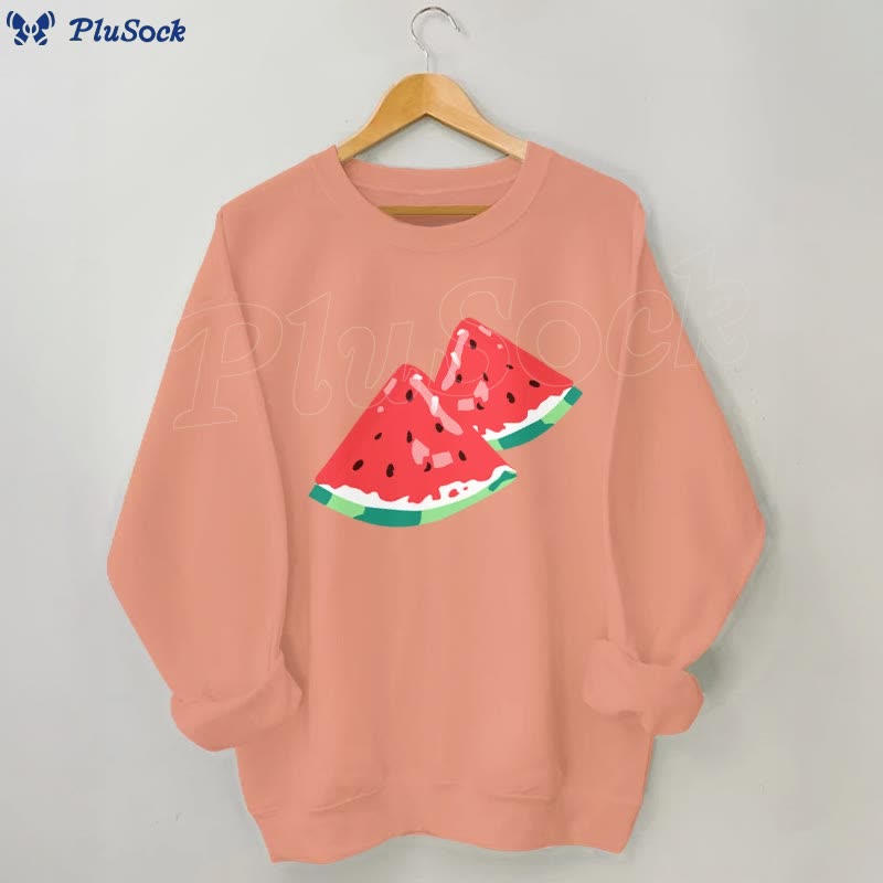 Plus Size Watermelon Sweatshirt